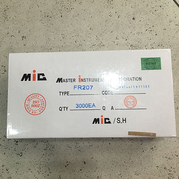 直插二極管FR207