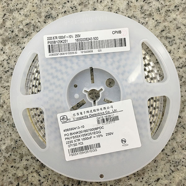 貼片高壓電容2220105K250V