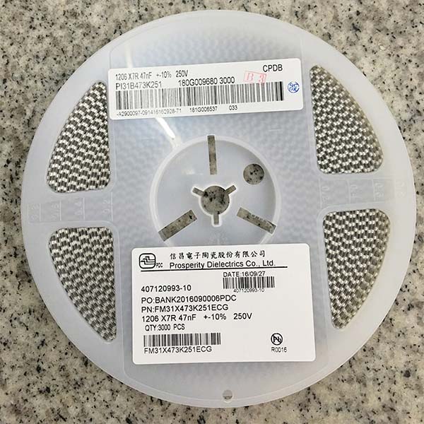 貼片高壓電容1206473K250V